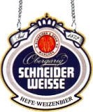  Emailschild Brauereischild emailliert Schneider Weisse von Allgeier Email Triberg 